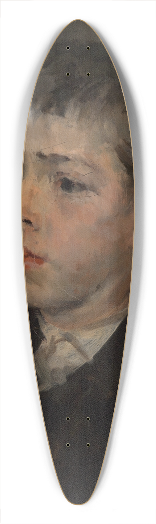 Theodor Alt - Bildnis eines Knaben 39.3 inch art pintail longboard deck