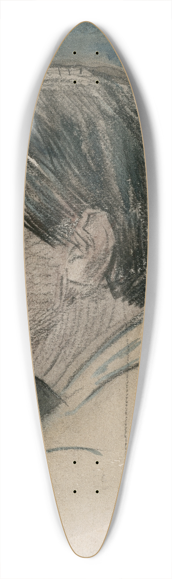 Theo van Hoytema - Borstbeeld van een jonge man 39.3 inch art pintail longboard deck