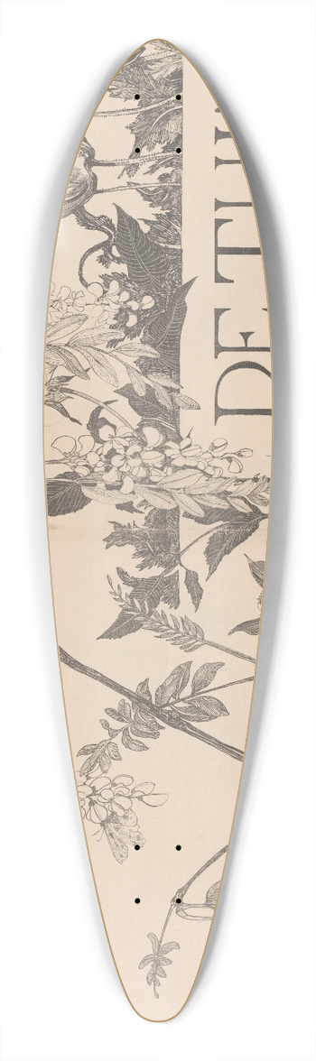 Theo van Hoytema - Omslag voor het tijdschrift De Tuin 39.3 inch art pintail longboard deck