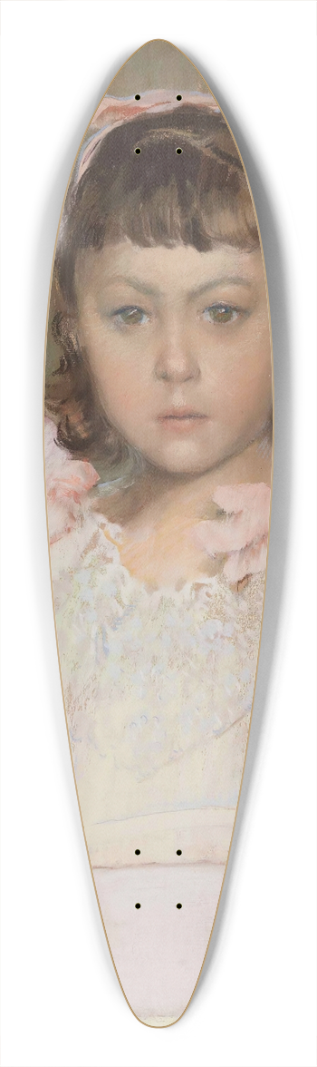 Theo van Rysselberghe - Portrait de fillette 39.3 inch art pintail longboard deck