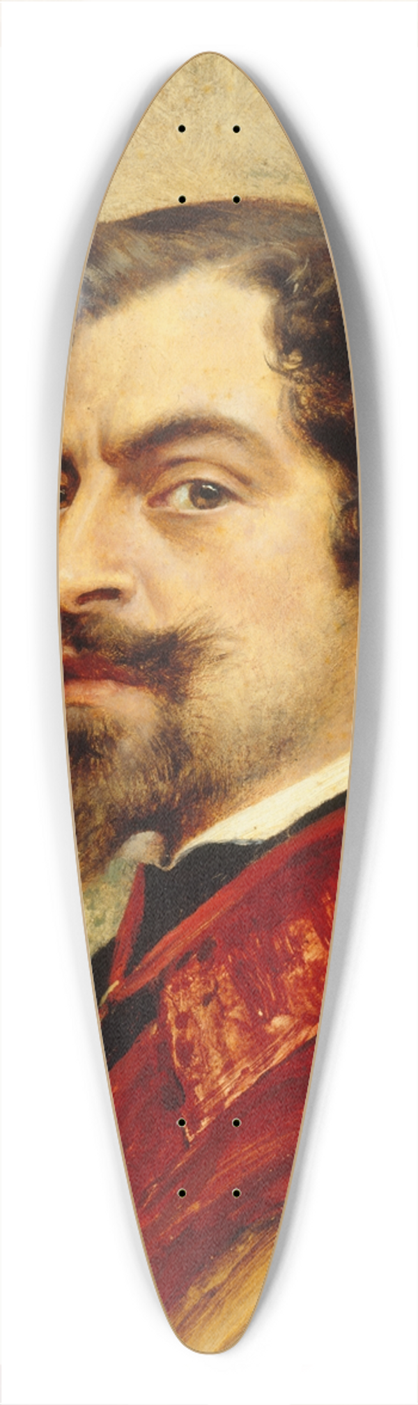 Thobald Chartran - Portrait de Mounet-Sully 39.3 inch art pintail longboard deck