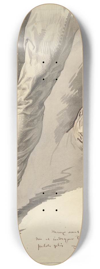 David Humbert de Superville - Plooival op twee benen 8.25 inch art skate deck