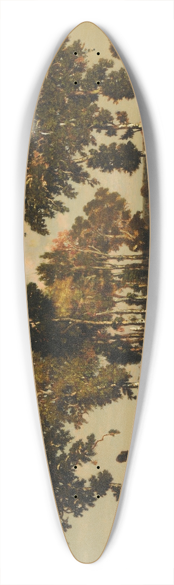 Thodore Rousseau - La Mare 39.3 inch art pintail longboard deck
