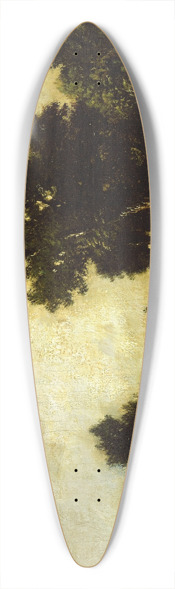 Thodore Rousseau - Landscape 39.3 inch art pintail longboard deck