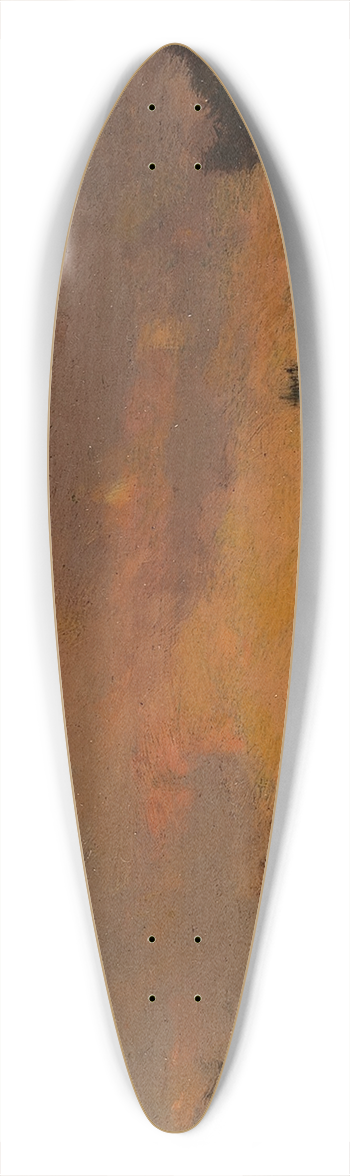 Thodore Rousseau - Landscape with Sunset 39.3 inch art pintail longboard deck
