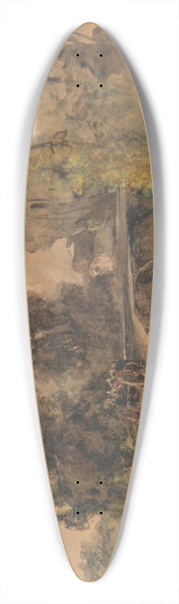Thodore Rousseau - The StoneBridge 39.3 inch art pintail longboard deck