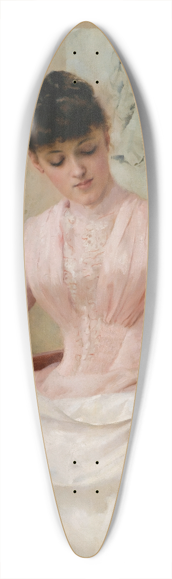 Thomas Benjamin Kennington - The Wedding Dress 39.3 inch art pintail longboard deck