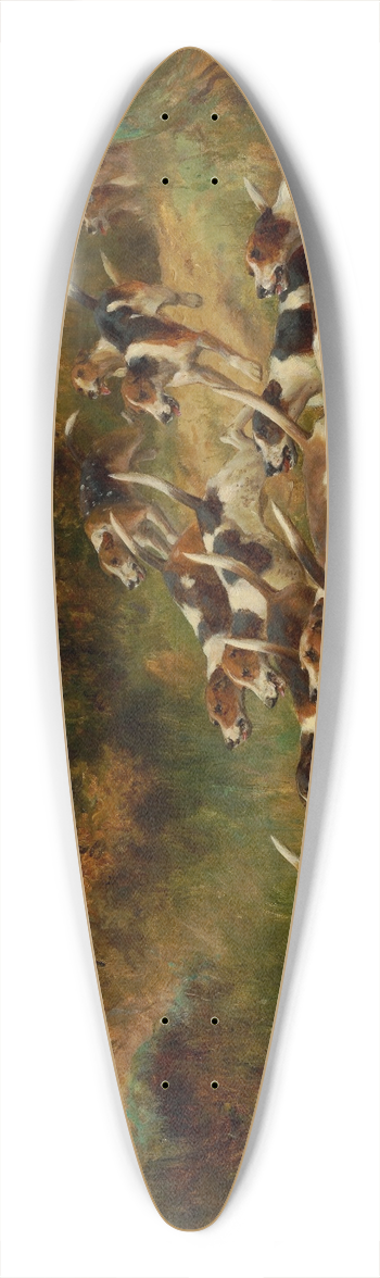 Thomas Blinks - On the scent 39.3 inch art pintail longboard deck