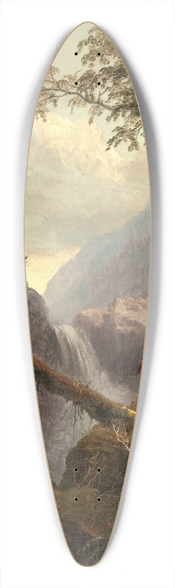 Thomas Doughty - Catskills 39.3 inch art pintail longboard deck
