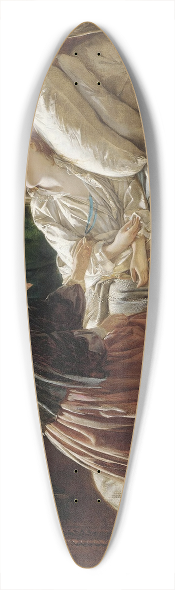 Thomas Edward Roberts - The Discovery 39.3 inch art pintail longboard deck