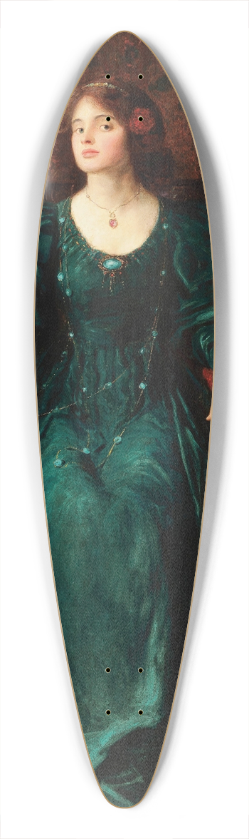Thomas Edwin Mostyn - Vanity 39.3 inch art pintail longboard deck