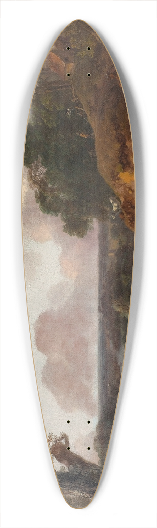 Thomas Gainsborough - View in Suffolk 39.3 inch art pintail longboard deck