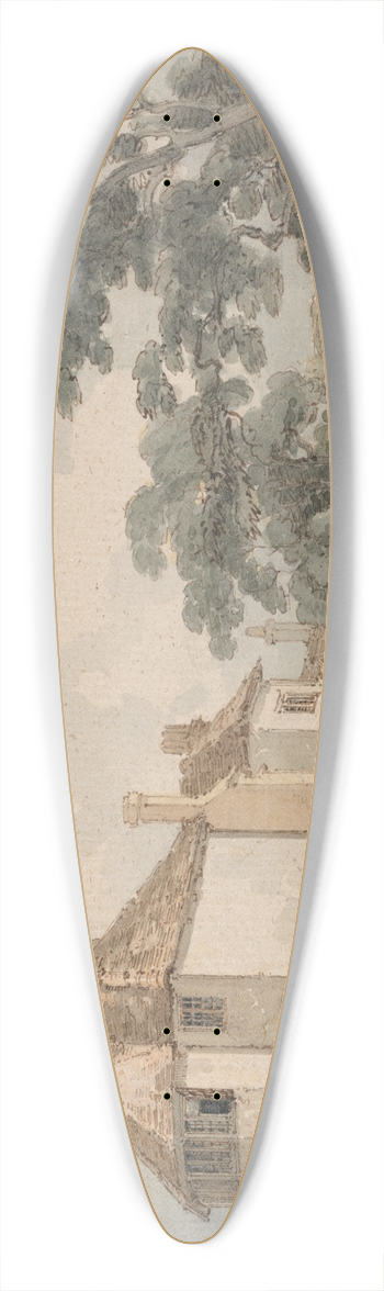 Thomas Girtin - Country House 39.3 inch art pintail longboard deck
