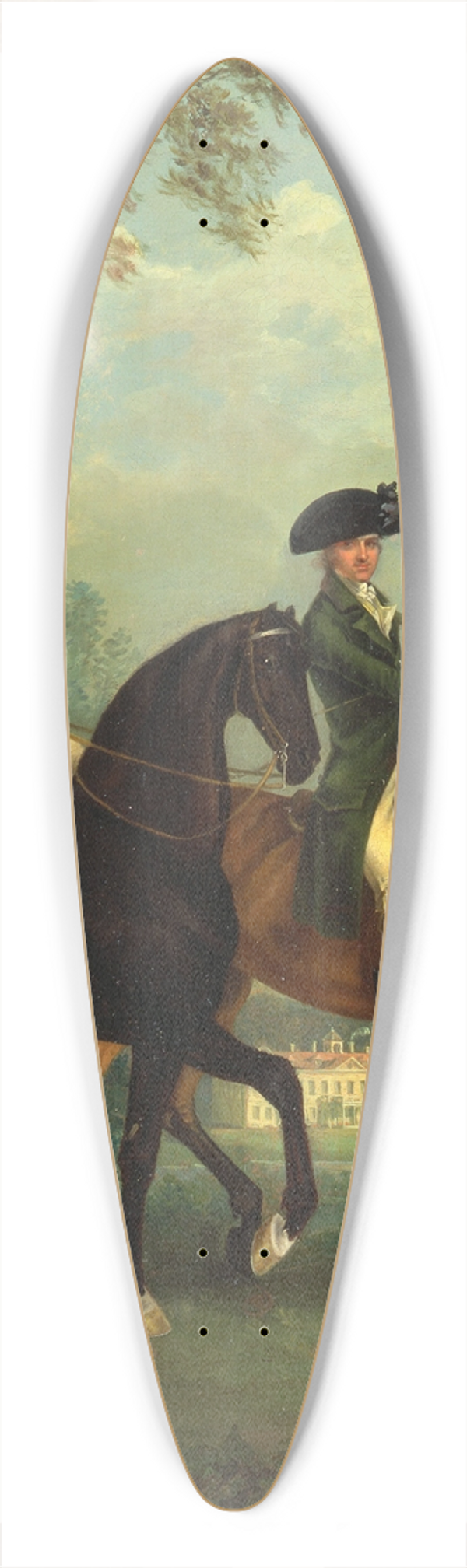 Thomas Gooch - Marcia Pitt and Her Brother George Pitt, Later 2nd Baron Rivers, Riding in the Park at Stratfield Sa 39.3 inch art pintail longboard deck