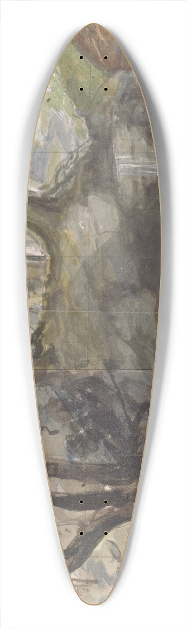 Thomas Grieve - Design for Midsummer Nights Dream 39.3 inch art pintail longboard deck