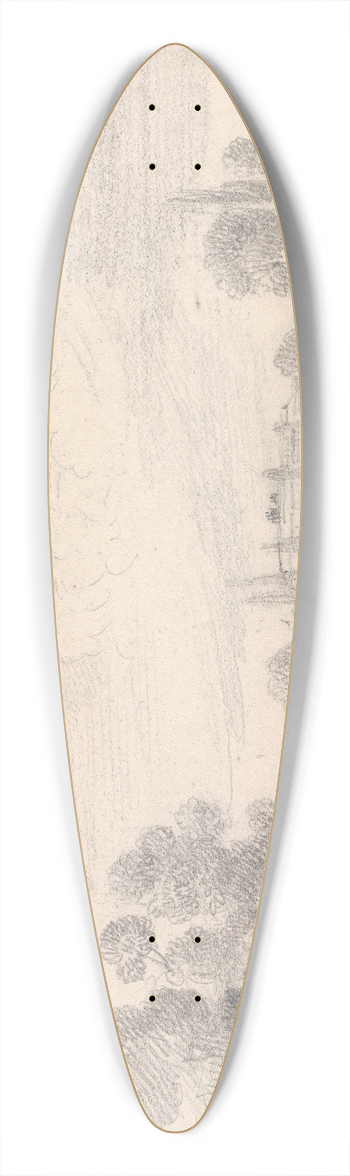 Thomas Hastings - Hampstead Heath 39.3 inch art pintail longboard deck