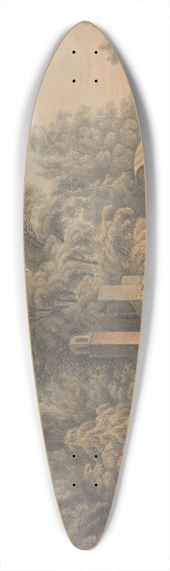 Thomas Hearne - The Bayswater Turnpike 39.3 inch art pintail longboard deck