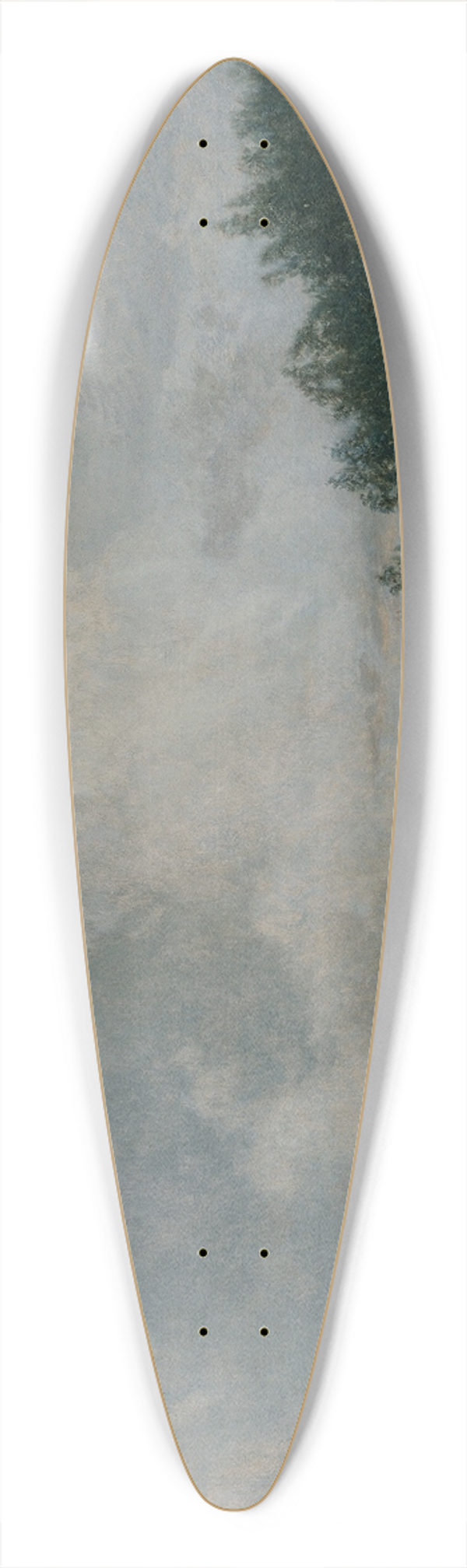 Thomas Leitner - Wetterleuchten 39.3 inch art pintail longboard deck