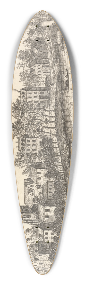 Thomas Preist - Chiswick 39.3 inch art pintail longboard deck