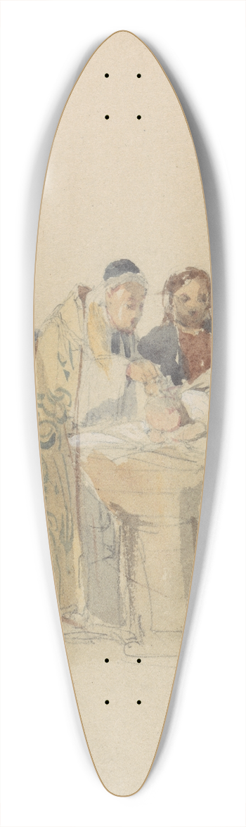 Thomas Shotter Boys - A Christening 39.3 inch art pintail longboard deck