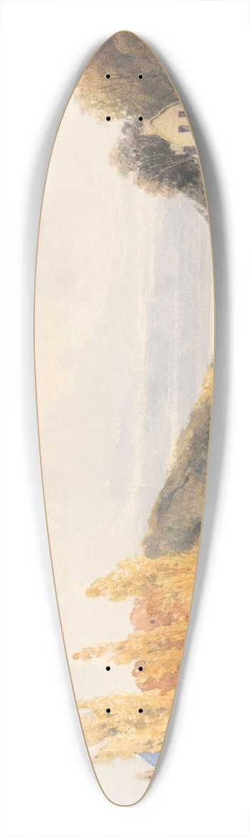 Thomas Shotter Boys - Brussels from the Paris Road 39.3 inch art pintail longboard deck
