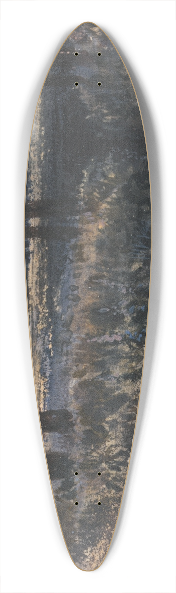 Thomas Shotter Boys - The Footbridge 39.3 inch art pintail longboard deck