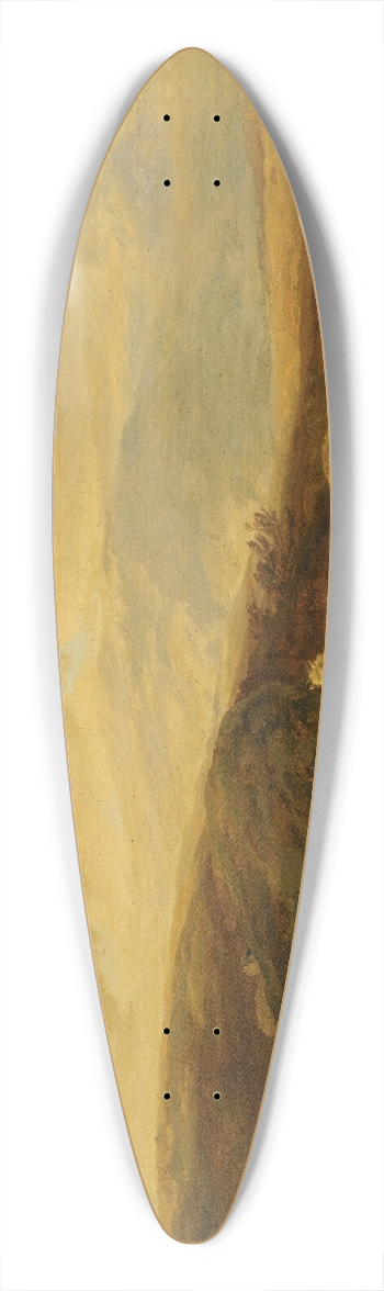 Thomas Sidney Cooper - Sheep In A Moorland Landscape 39.3 inch art pintail longboard deck