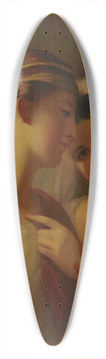 Thomas Sully - Greek Girls 39.3 inch art pintail longboard deck