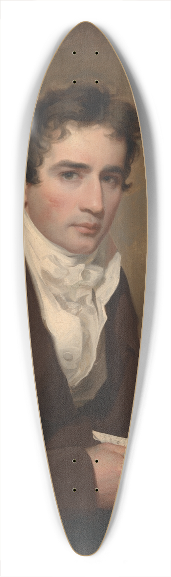 Thomas Sully - John Sergeant 39.3 inch art pintail longboard deck