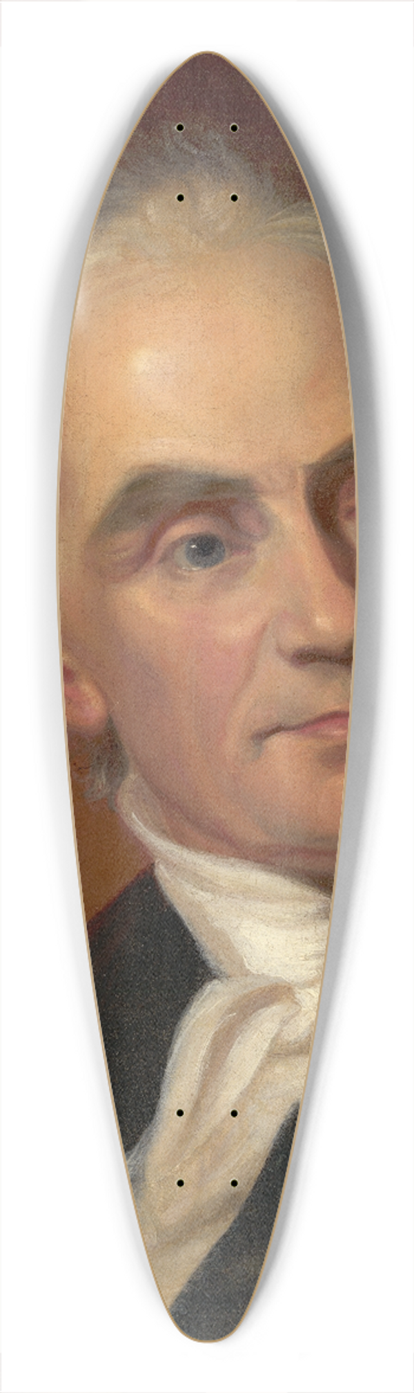 Thomas Sully - John Vaughan 39.3 inch art pintail longboard deck