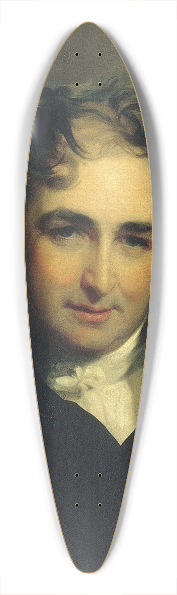 Thomas Sully - William Gwynn 39.3 inch art pintail longboard deck