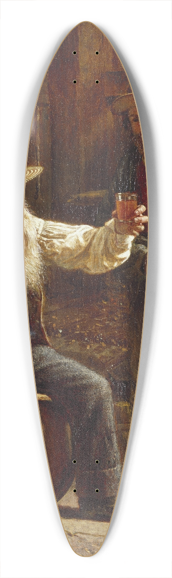 Thomas Waterman Wood - New Cider 39.3 inch art pintail longboard deck