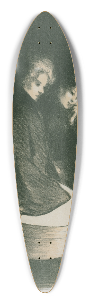 Thophile Alexandre Steinlen - Dessin original pour les Matres de lAffiche 39.3 inch art pintail longboard deck