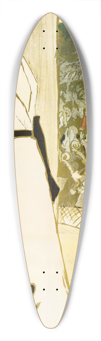 Thophile Alexandre Steinlen - Yvette Guilbert 39.3 inch art pintail longboard deck