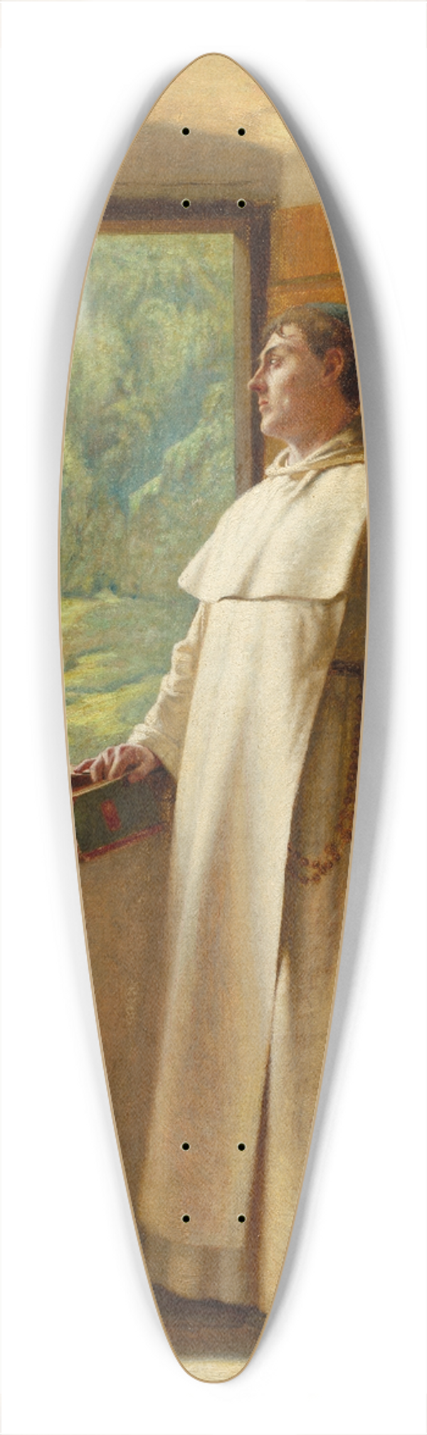 Thure Nicolaus Cederstrm - The Sunlight 39.3 inch art pintail longboard deck