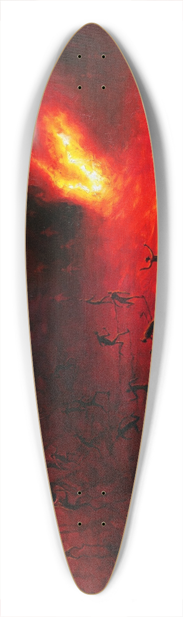 Tiit Psuke - Erastamisdokumentide pletamine 2002-2012 39.3 inch art pintail longboard deck