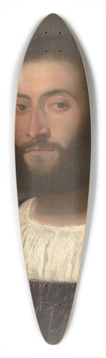 Titian - Portrait of a Man 39.3 inch art pintail longboard deck