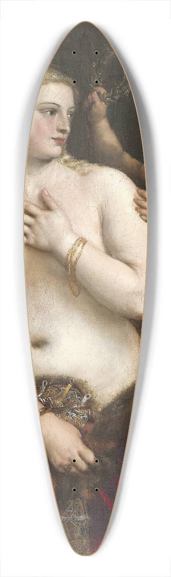 Titian - Venus With a Mirror 39.3 inch art pintail longboard deck
