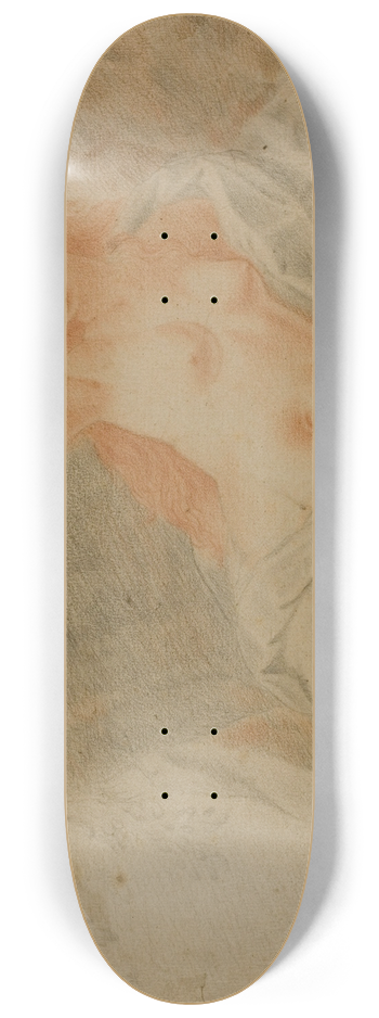 After Claude Mellan - Mary Magdalene 8.25 inch art skate deck