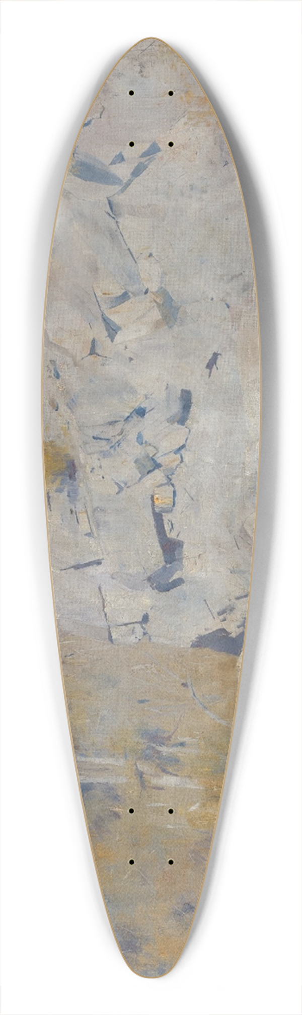 Tom Roberts - In a corner on the Macintyre 39.3 inch art pintail longboard deck