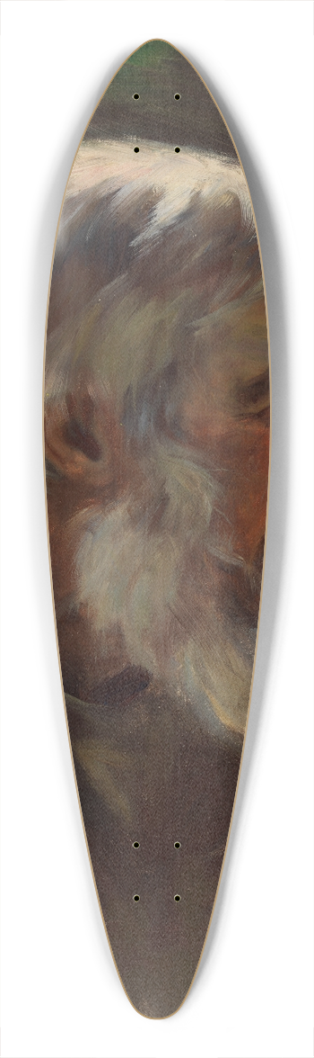 Torsten Wasastjerna - Old Man in Profile 39.3 inch art pintail longboard deck