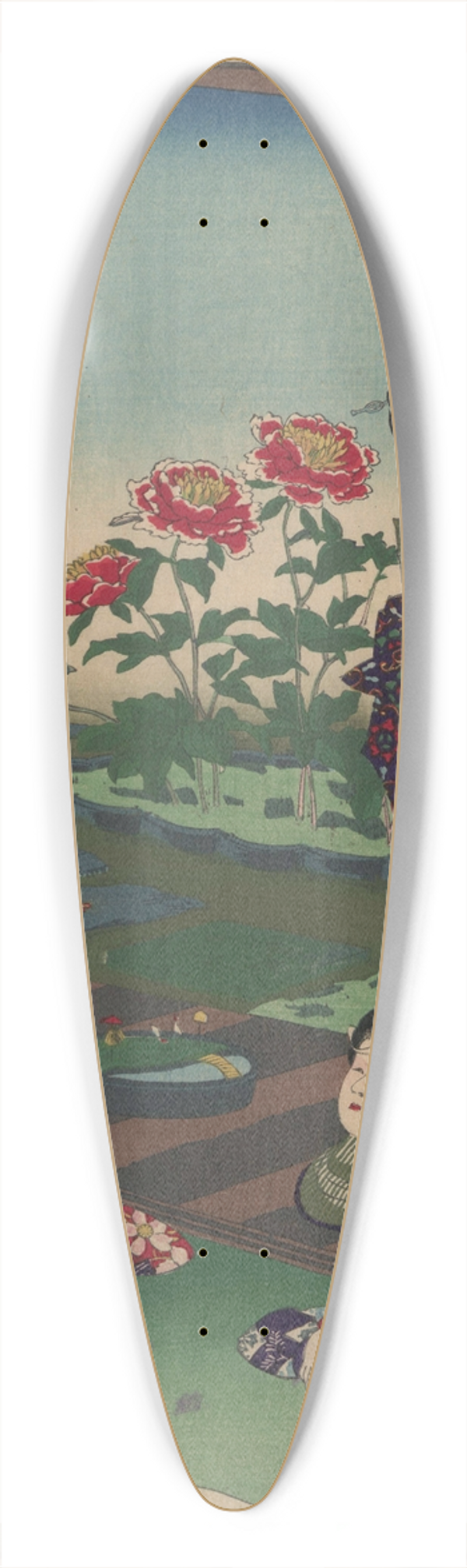 Toyohara Chikanobu - The Album of Nishikie Pl.08 39.3 inch art pintail longboard deck