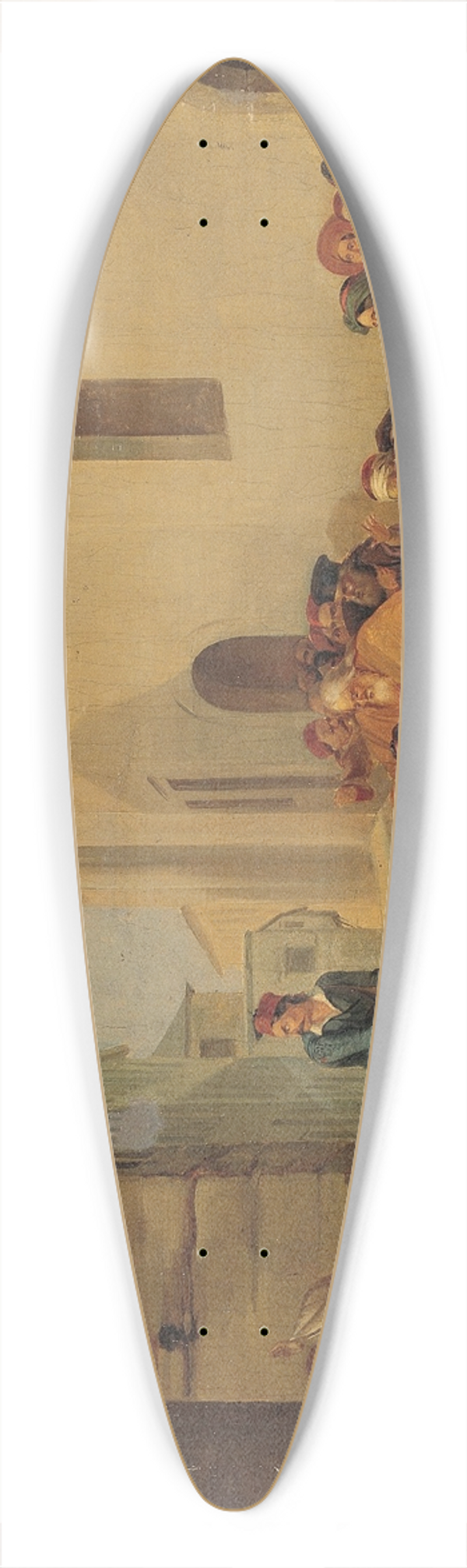 Tsokos Dionysios - The assassination of Capodistria 39.3 inch art pintail longboard deck
