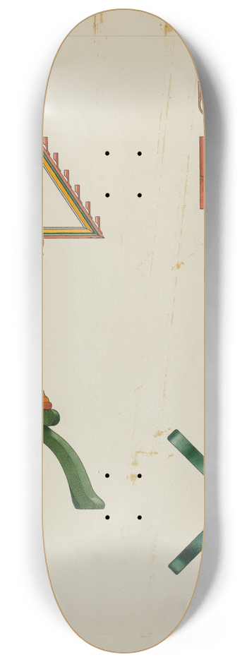 David P Willoughby - Tenebrae Candelabra 8.25 inch art skate deck