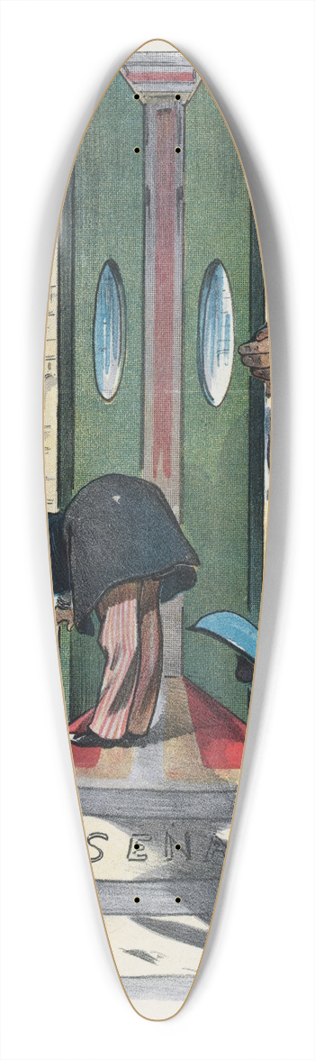 Udo Keppler - McKinleyism 39.3 inch art pintail longboard deck
