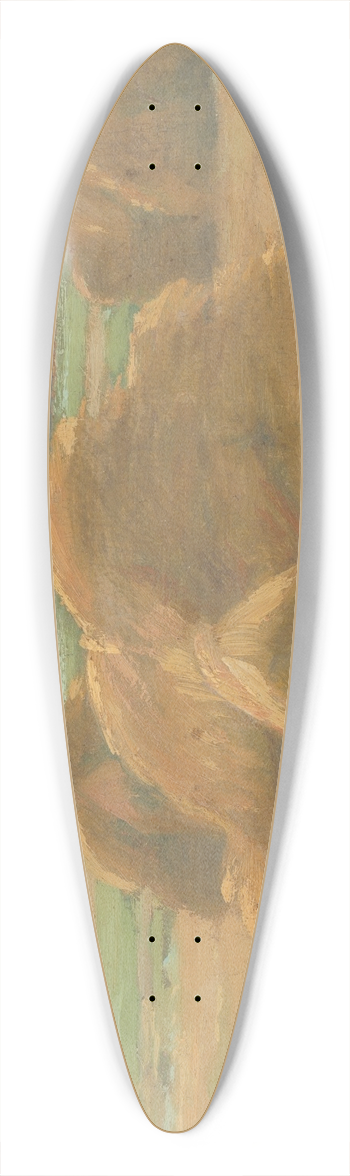 udovt ordk - Harvest 39.3 inch art pintail longboard deck