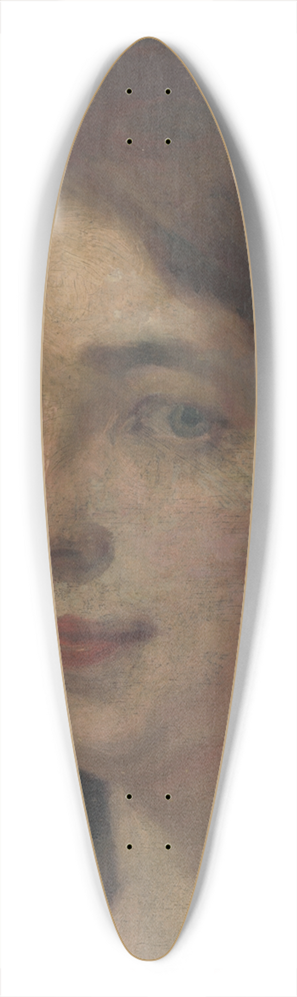 udovt Pitthordt - Portrt dcry 39.3 inch art pintail longboard deck