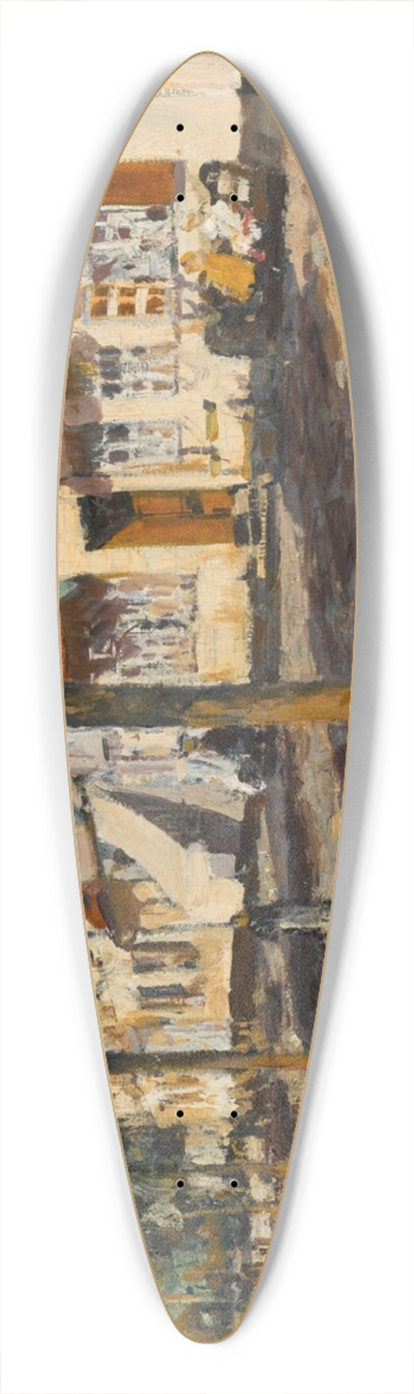 Ulrich Hbner - Alt-Travemnde 39.3 inch art pintail longboard deck