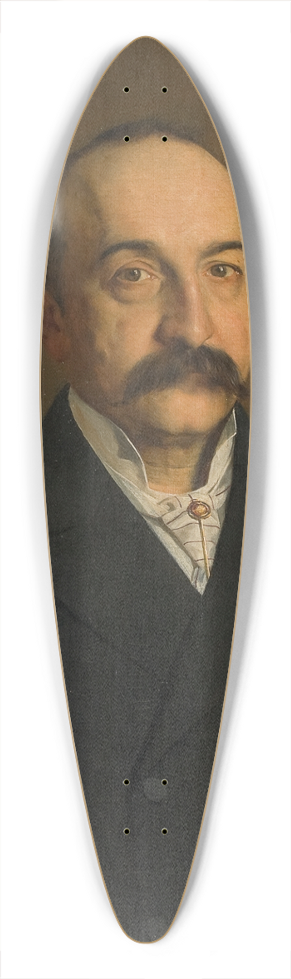 Uro Predi - Milan Savi 39.3 inch art pintail longboard deck