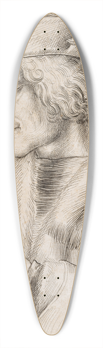Urs Graf - Bildnis eines Mannes mit Taschensonnenuhr 39.3 inch art pintail longboard deck